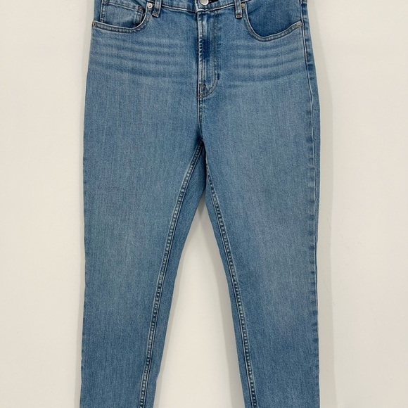 Everlane High Rise Skinny Ankle Jeans Light Wash Size 30 - Picture 7 of 8